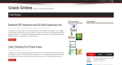 Desktop Screenshot of crack-online.com