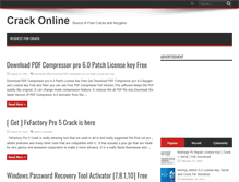 Tablet Screenshot of crack-online.com